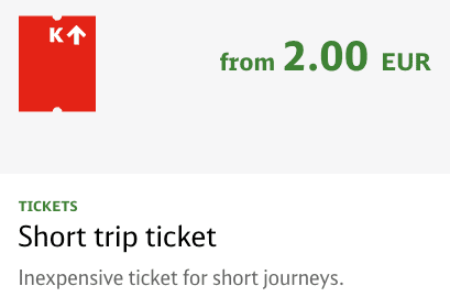 berlin public transport ticket for short trip