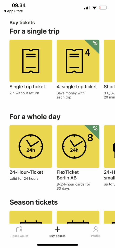 bvg tickets app