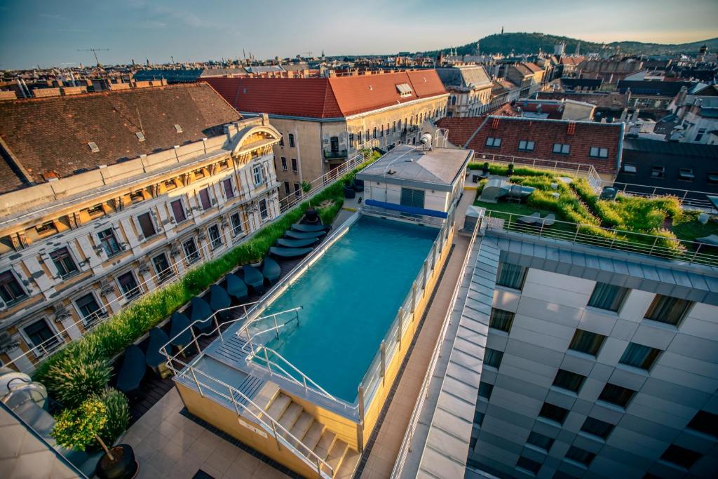 best hotel with a rooftop pool in budapest