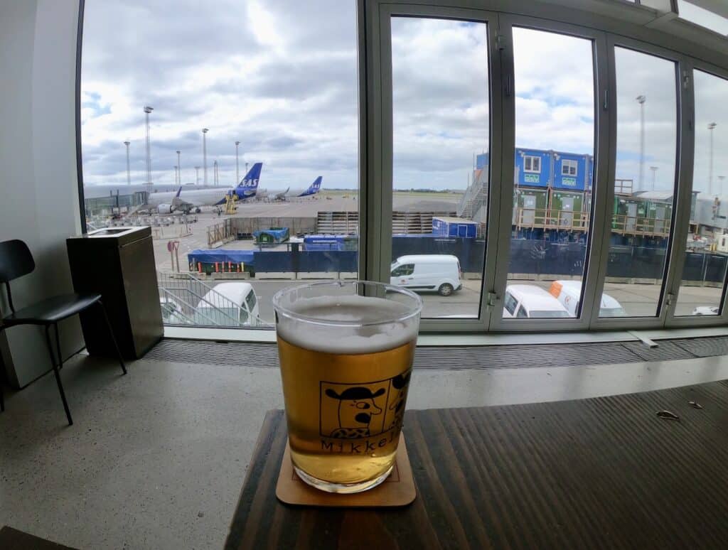 Mikkeller beer in Copenhagen Airport
