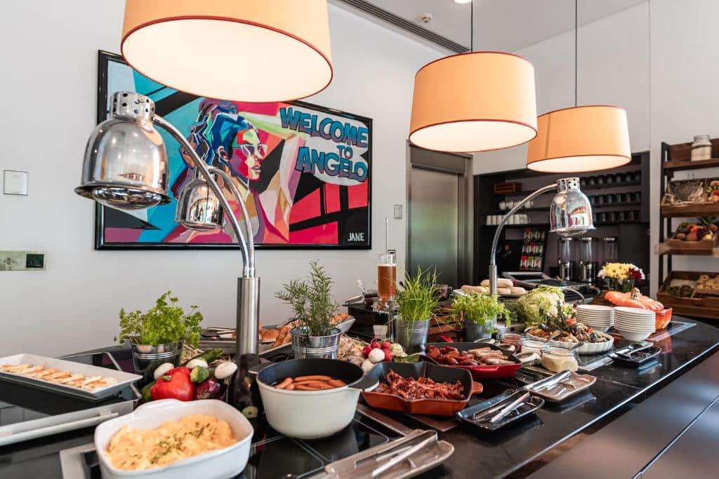 OREA Hotel Angelo Praha breakfast buffet