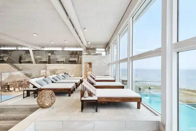 Indoor spa area in the hotel