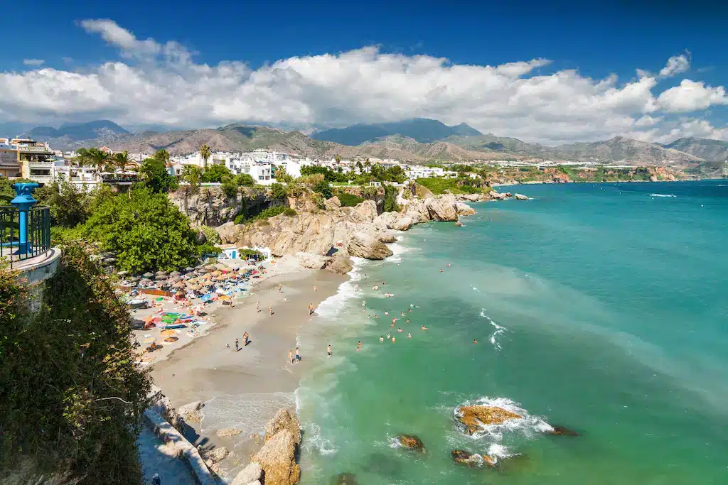 Where to Stay in Malaga? 3 Best Areas & Places to Stay + Nearby Holiday Towns 🇪🇸 58 Nerja Beach in Spain's Costa del Sol