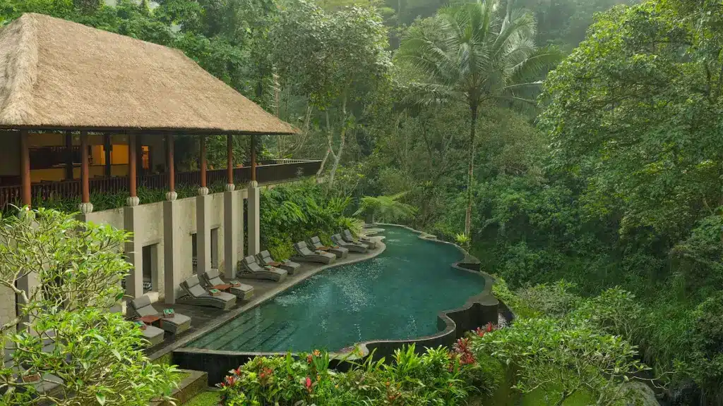 Maya Resort & Spa pool in the jungle