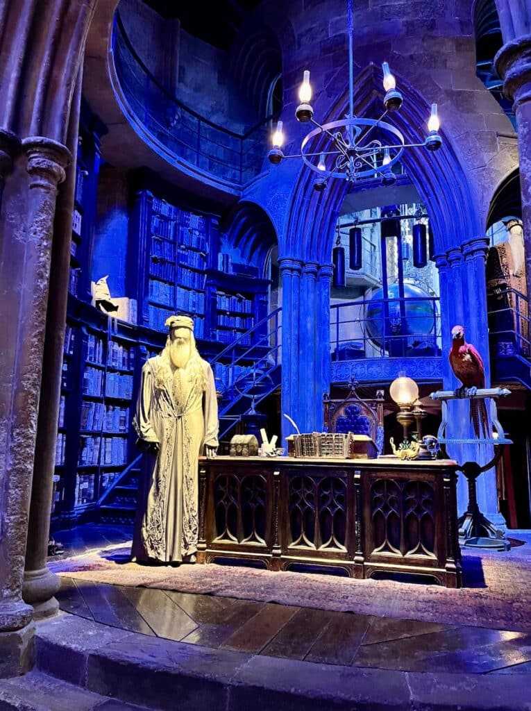 Dumbledore's Office at Harry Potter World London