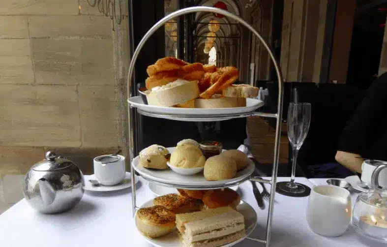 Afternoon tea at the Edwardian hotel in Manchester