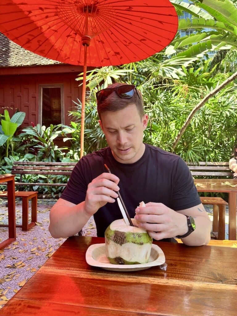 Coconut drink in Bangkok