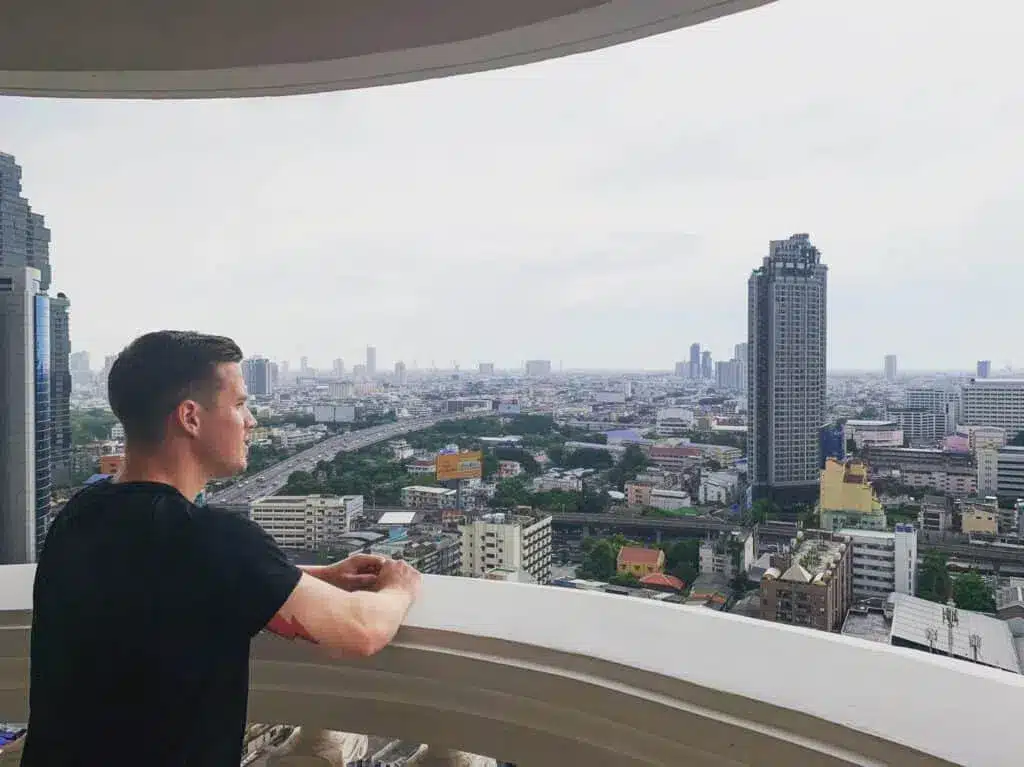 Kris from Destination Well Known at Lebua hotel in Bangkok