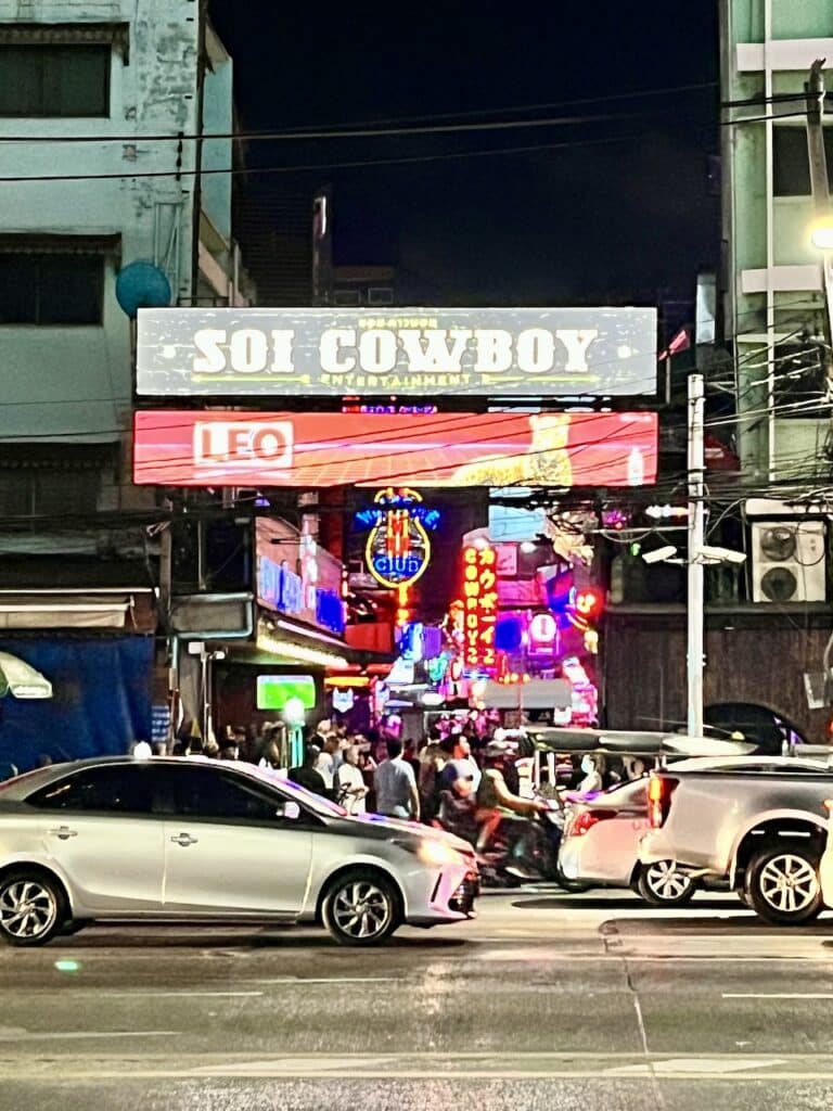 Soi Cowboy, one of the areas to avoid in Bangkok