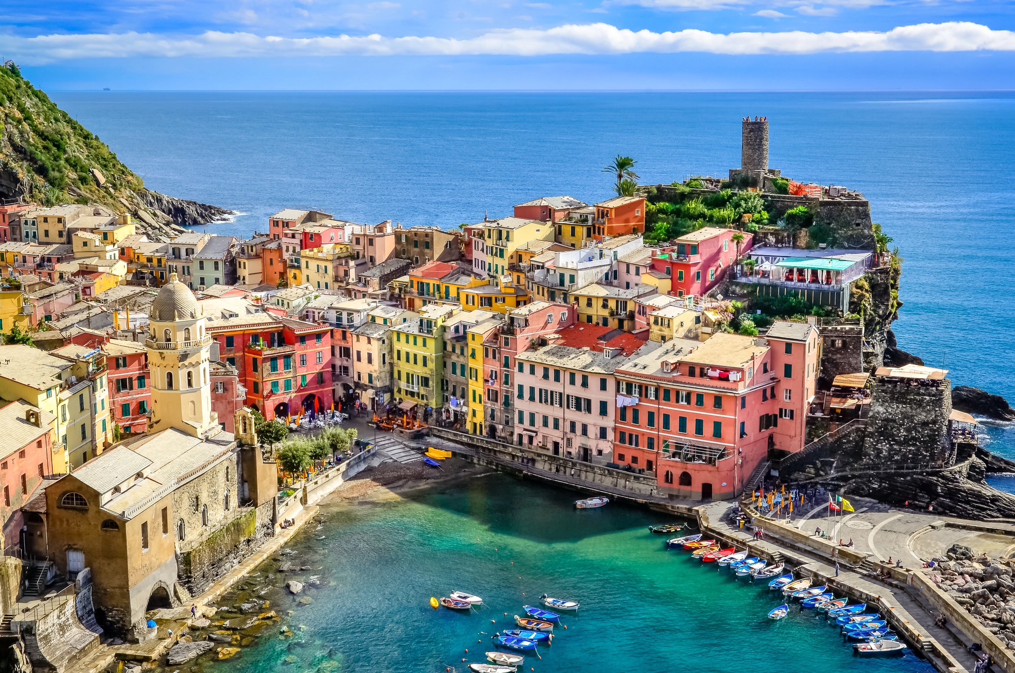 Cinque Terre on the Italian coast
