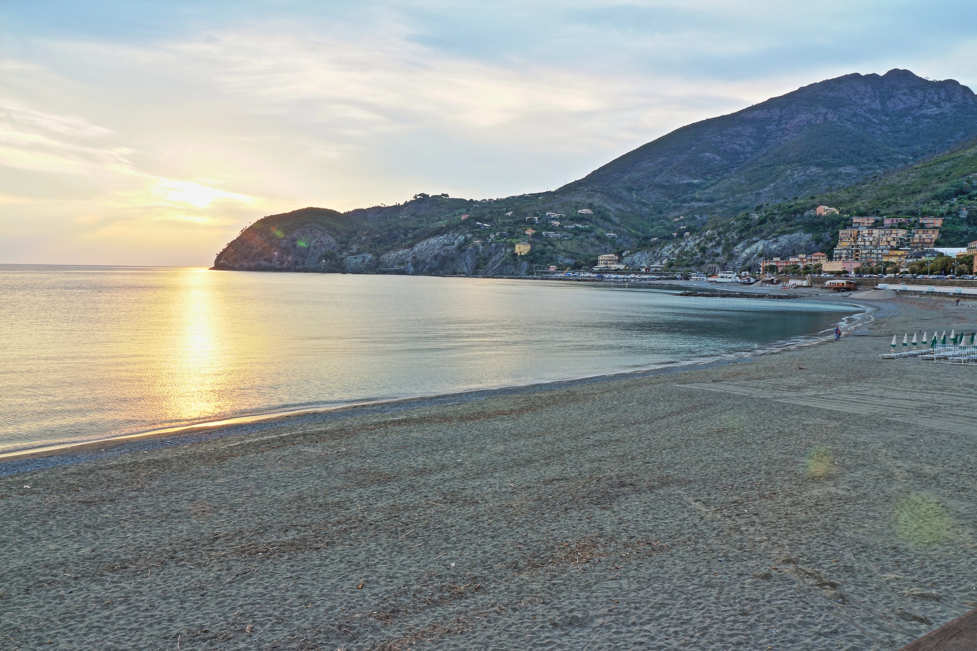 The coastal town of Levanto