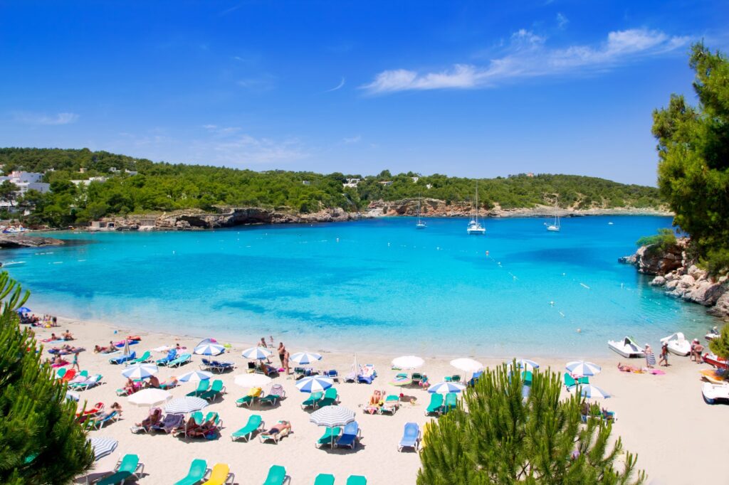 Portinatx in northern Ibiza