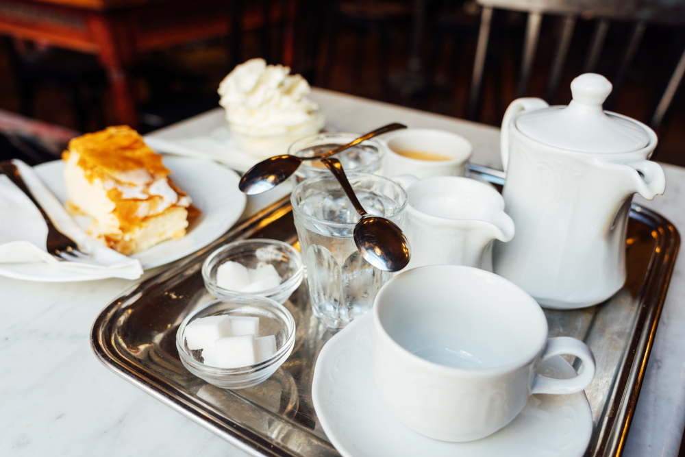 A traditional coffee house in Vienna