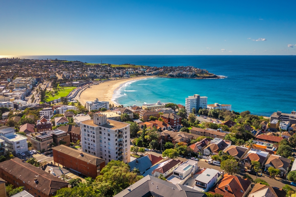 Where to Stay in Sydney? The 6 Best Areas & Places to Stay 13 Aerial view of Bondi Beach in Sydney