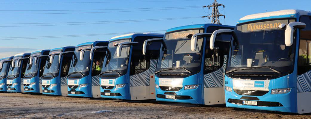 The airport bus in Oslo