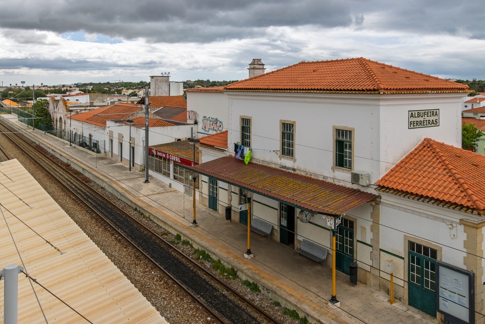 Albufeira-Ferreiras railway station in the Algarve