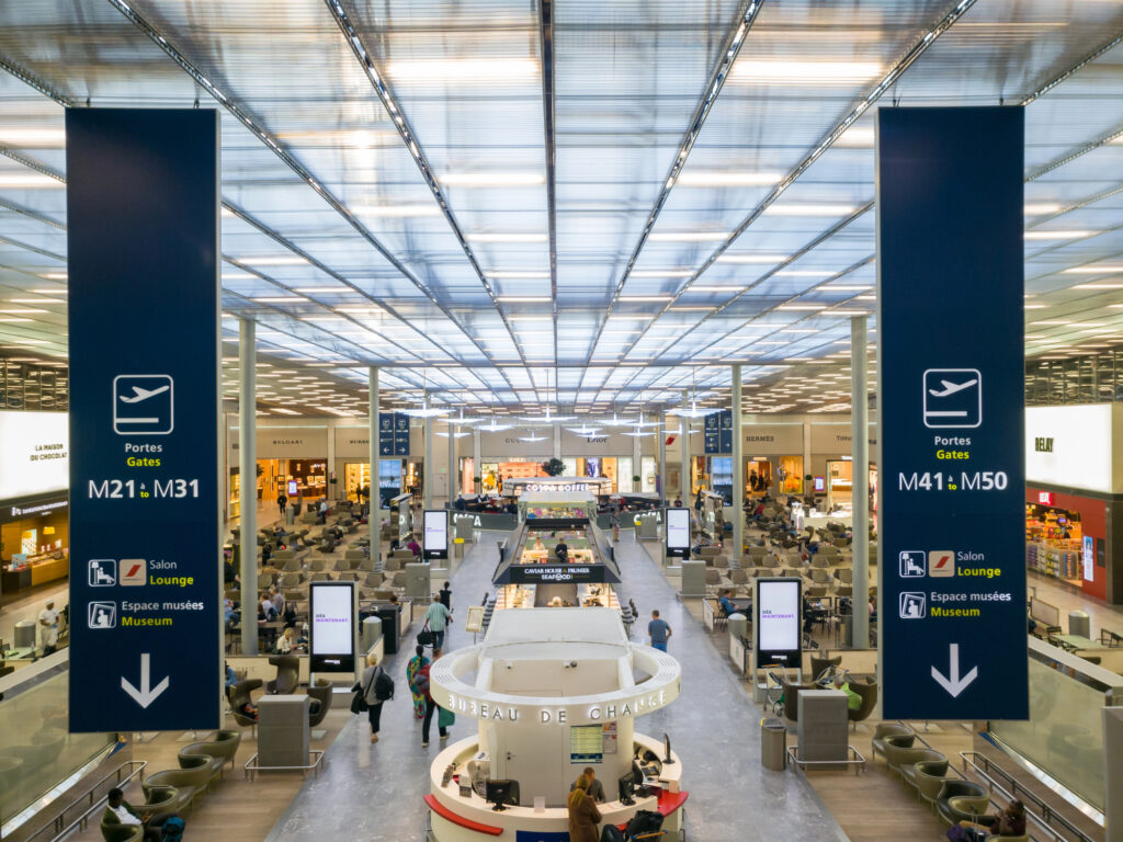 Charles de Gaulle Airport in Paris