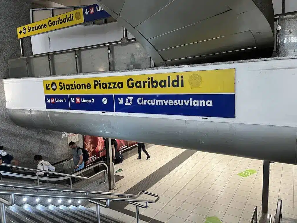 Garibaldi Station in Naples