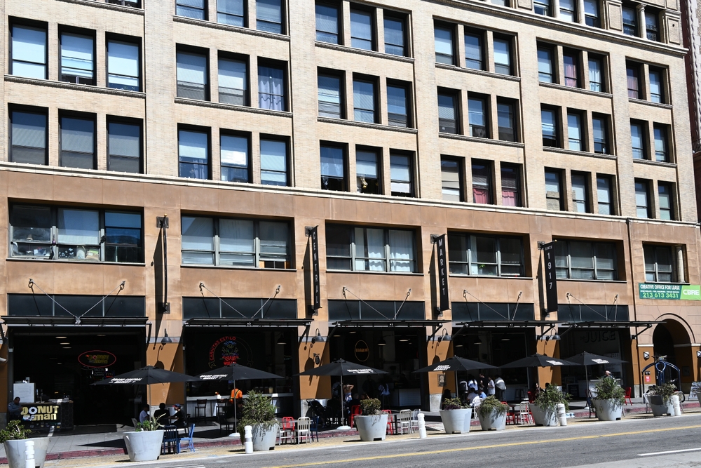Grand Central Market on South Broadway in Downtown Los Angeles