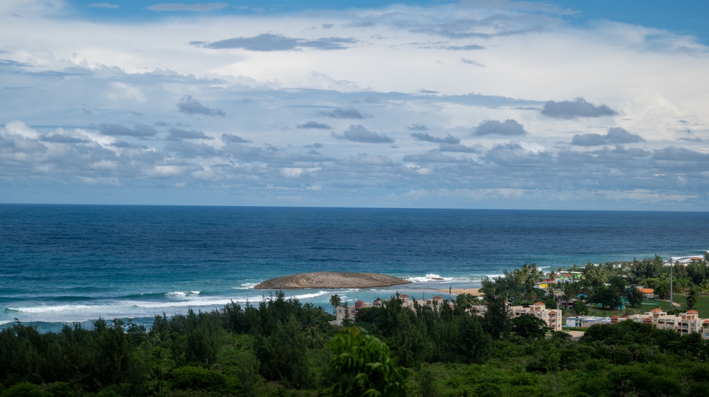 Jobos Beach in Isabela on the north-west coast of Puerto Rico