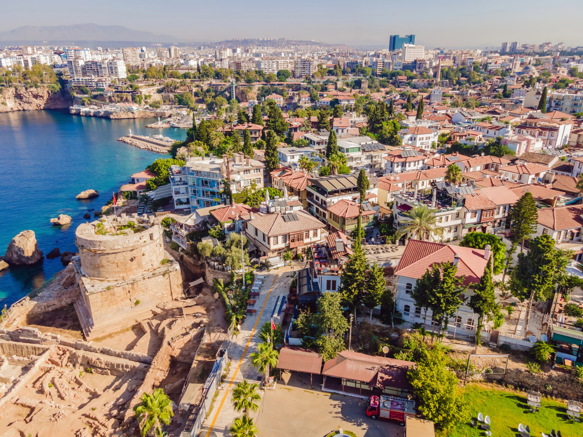 Kaleiçi and the old harbour in Antalya