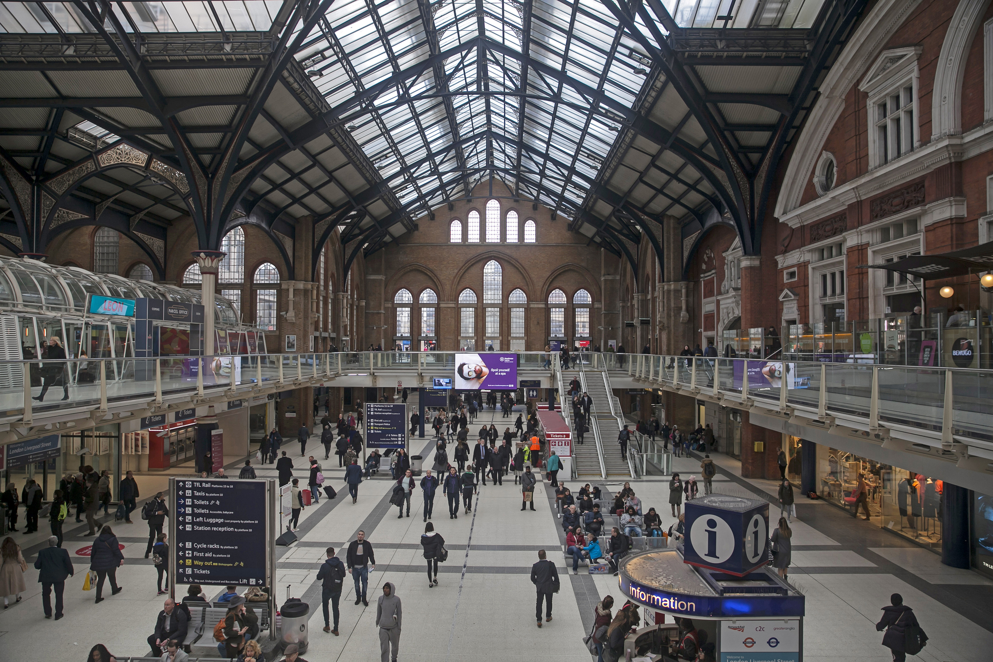 Liverpool Street Station in London