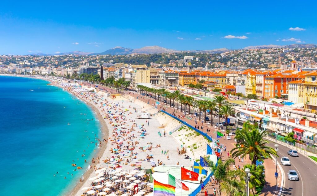 The Promenade des Anglais in Nice
