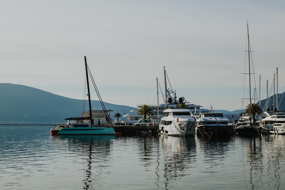 Porto Montenegro marina in Tivat