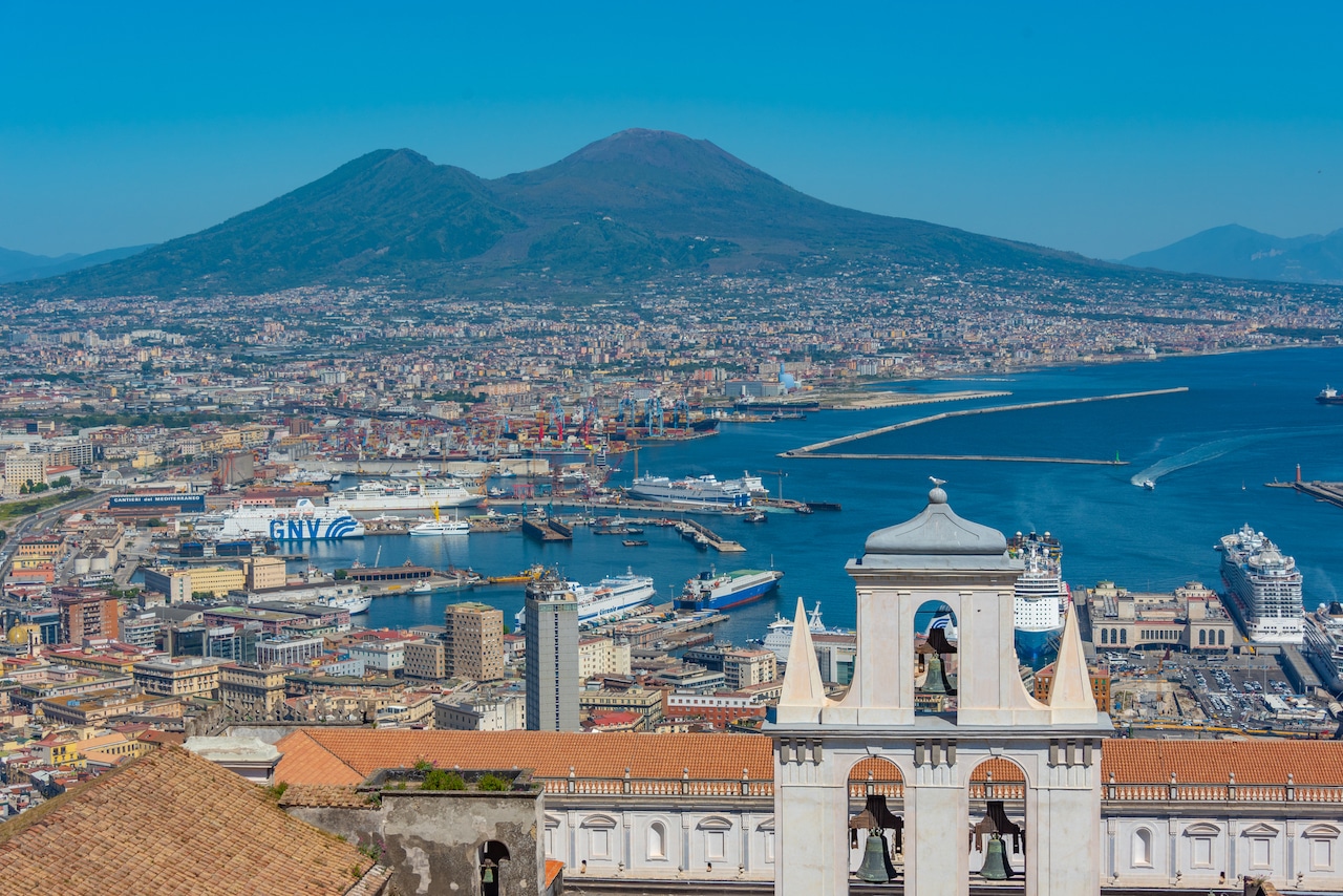 The Porto harbour district in Naples