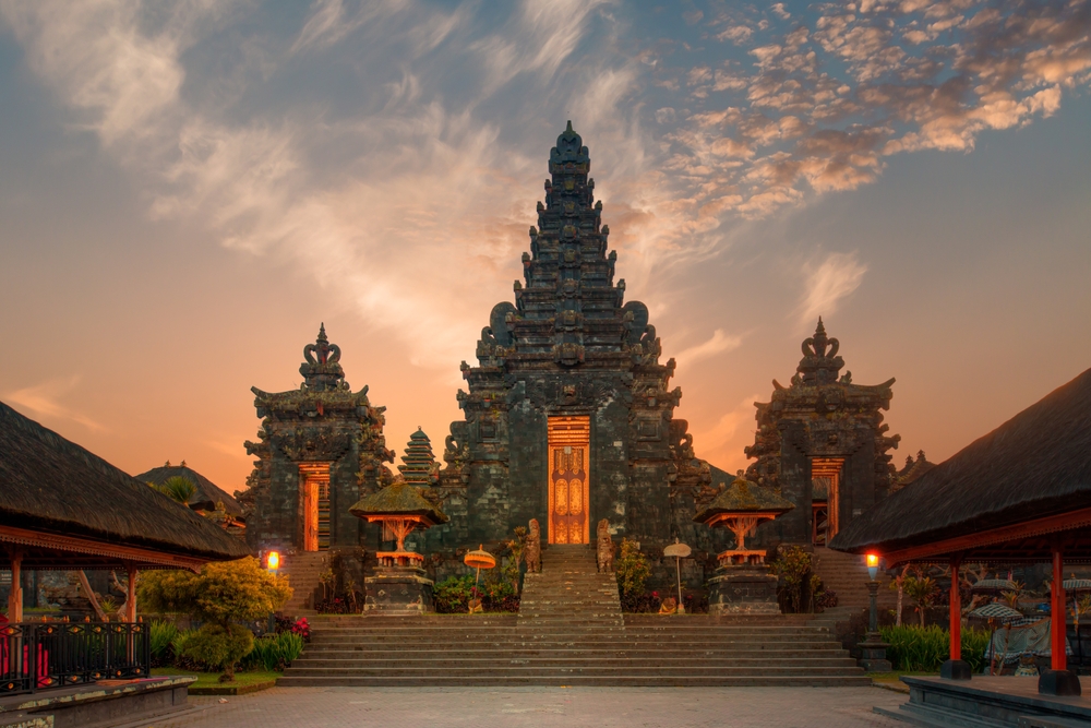 Pura Besakih on the slopes of Mount Agung