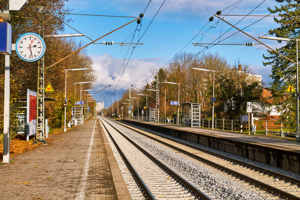 S-Bahn tracks in Munich