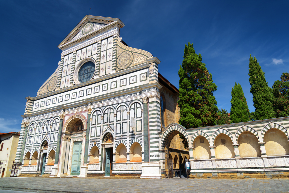 Florence & Pisa Airports to Central Florence - Transport Guide 10 The marble facade of Santa Maria Novella in Florence