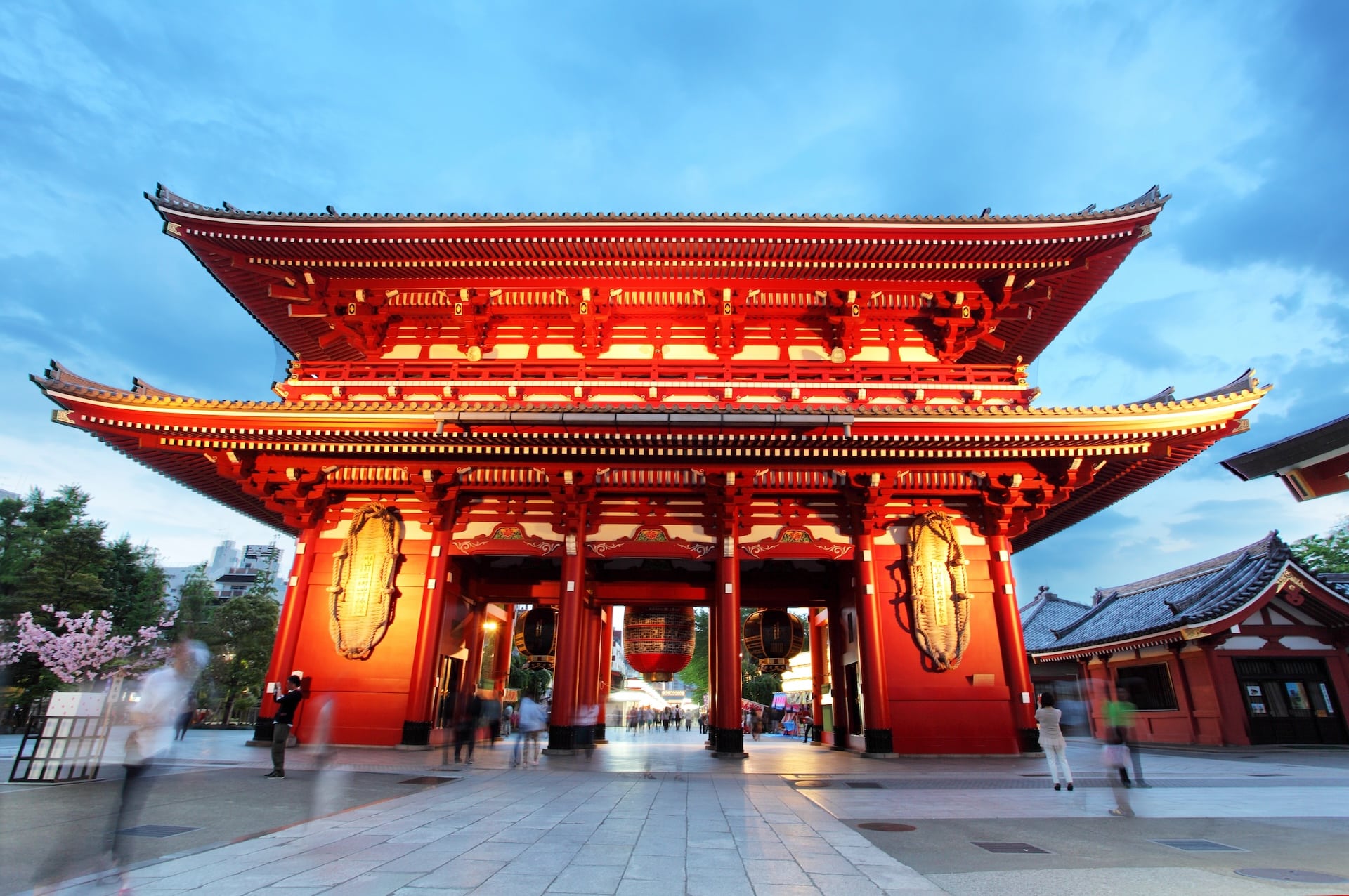 Senso-ji Temple in Asakusa in Tokyo
