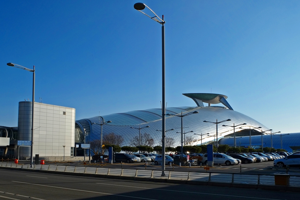 Incheon International Airport near Seoul