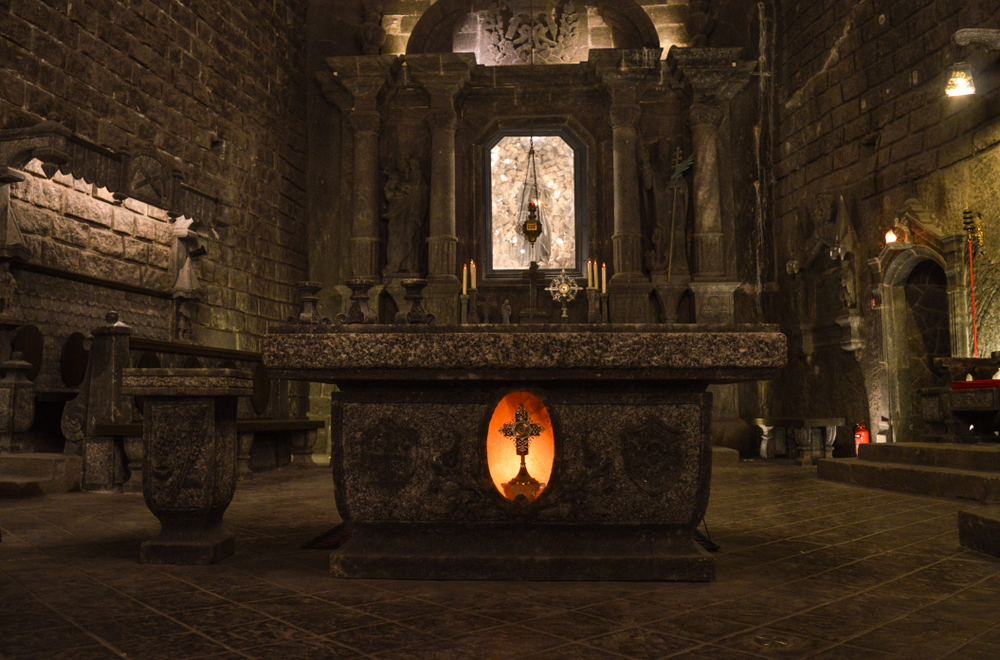 St Kinga's Chapel in Wieliczka Salt Mine