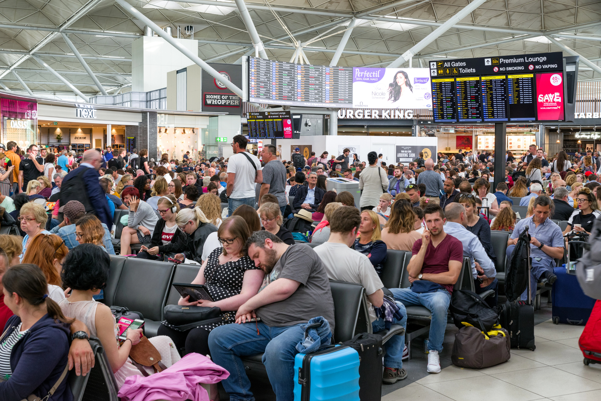 Stansted Airport outside London