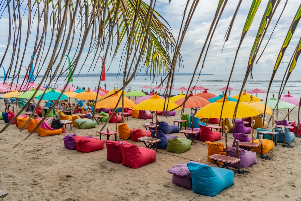 Sunset on Seminyak Beach in Bali