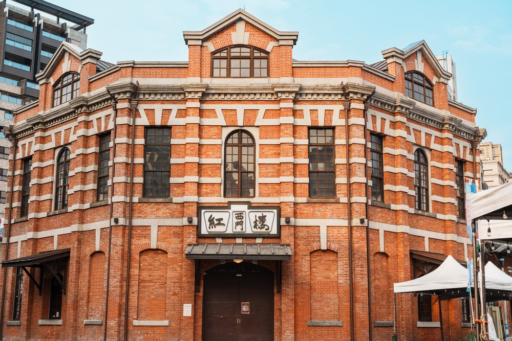 The Red House in Ximending in Taipei