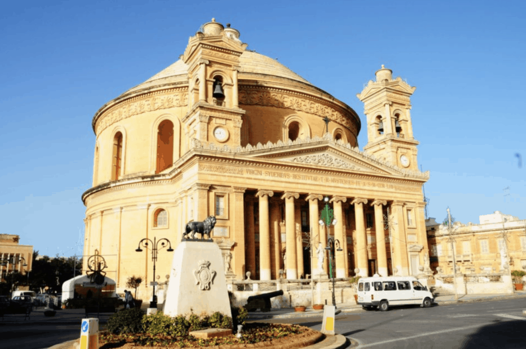 The Rotunda in Mosta in Malta