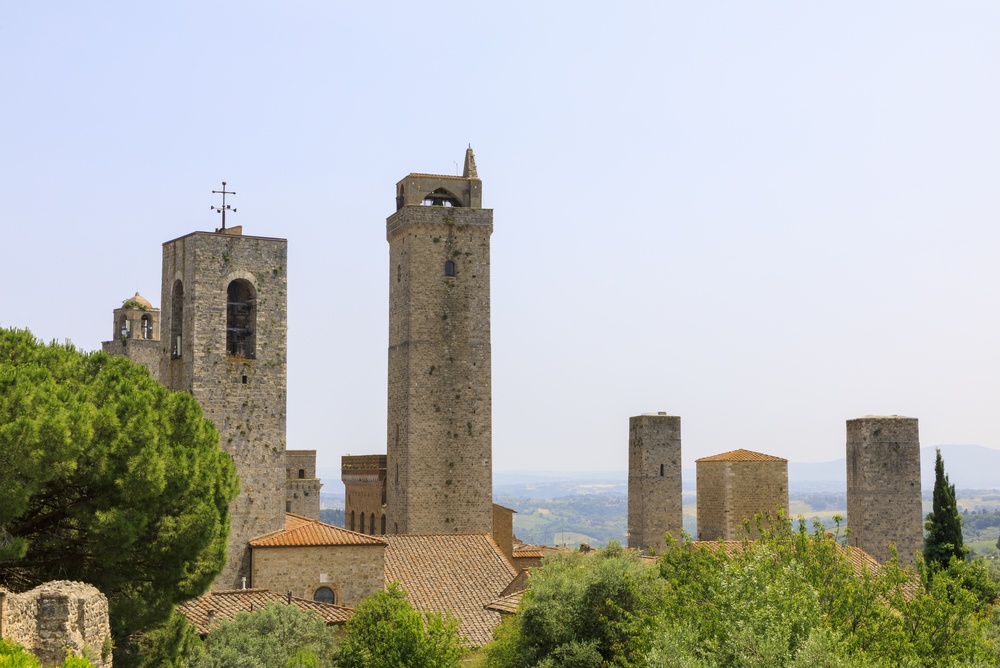The medieval towers of San Gimignano