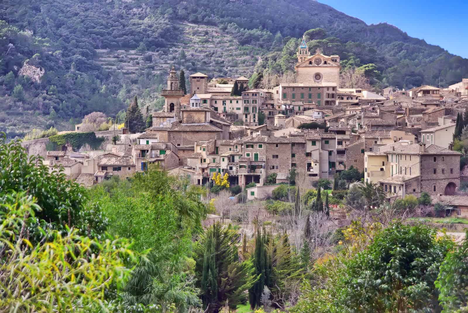 Valldemossa in the Serra de Tramuntana, Mallorca