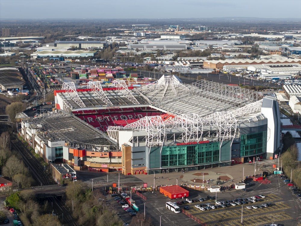 Things to Do in Manchester - The 18 Best Sights & Experiences in the City of Football and Music 3 Aerial view of Old Trafford, Manchester United's stadium