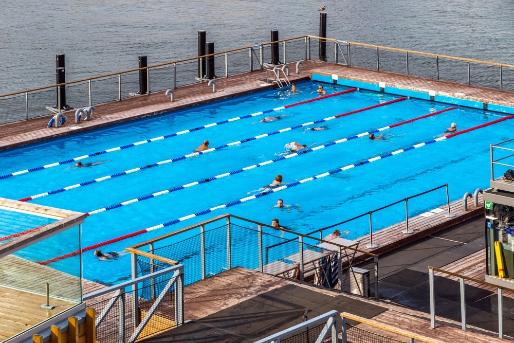 Allas Sea Pool with saunas and a seawater pool by the harbour in Helsinki