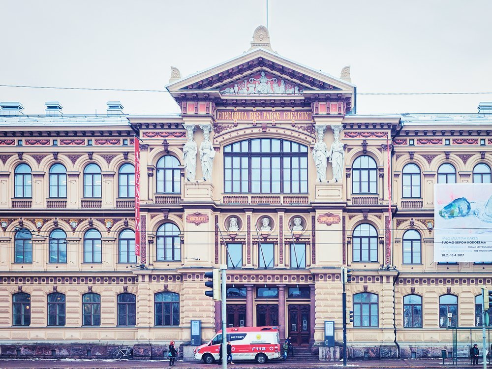 The Ateneum art museum in central Helsinki
