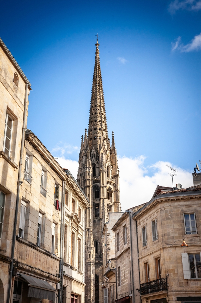 The Basilique Saint-Michel and its tower in Bordeaux