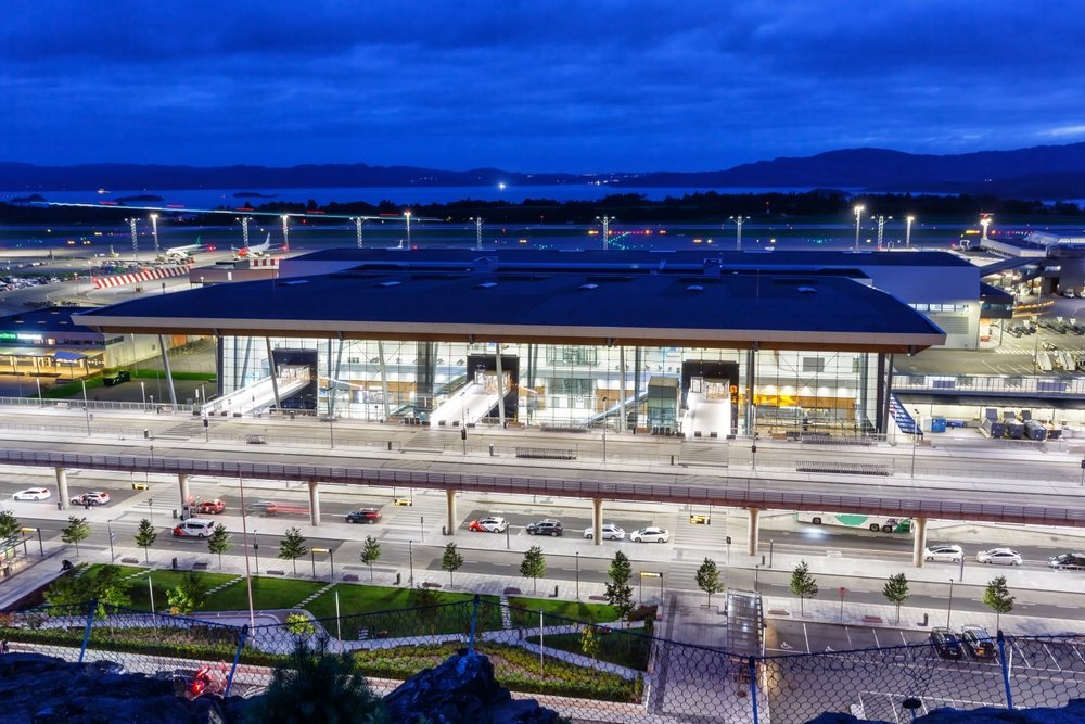The terminal at Bergen Airport, Flesland