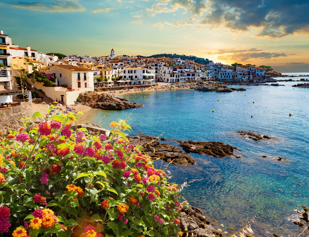 Calella de Palafrugell, a whitewashed fishing village on the Costa Brava