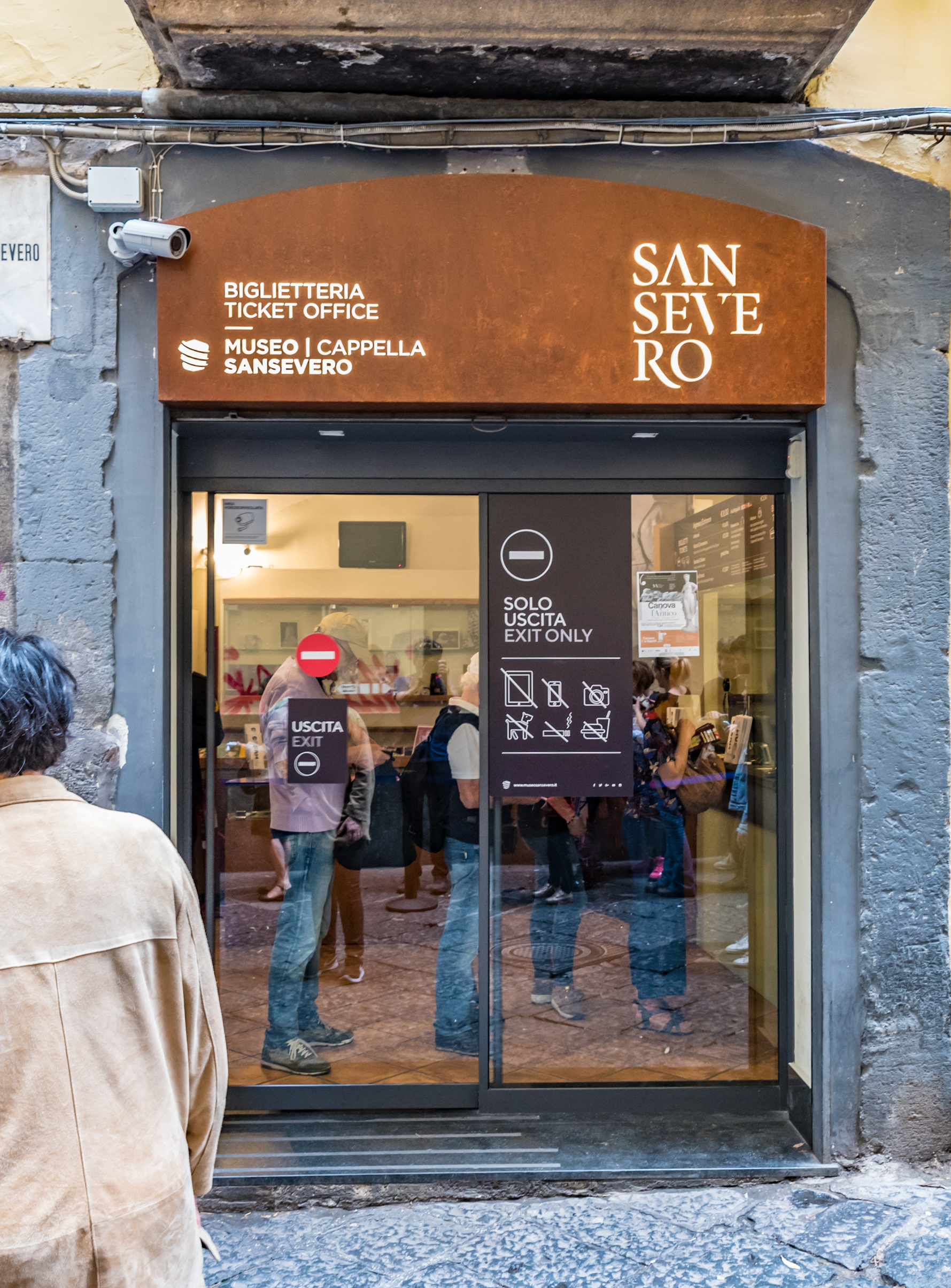 The Cappella Sansevero in Naples from the outside