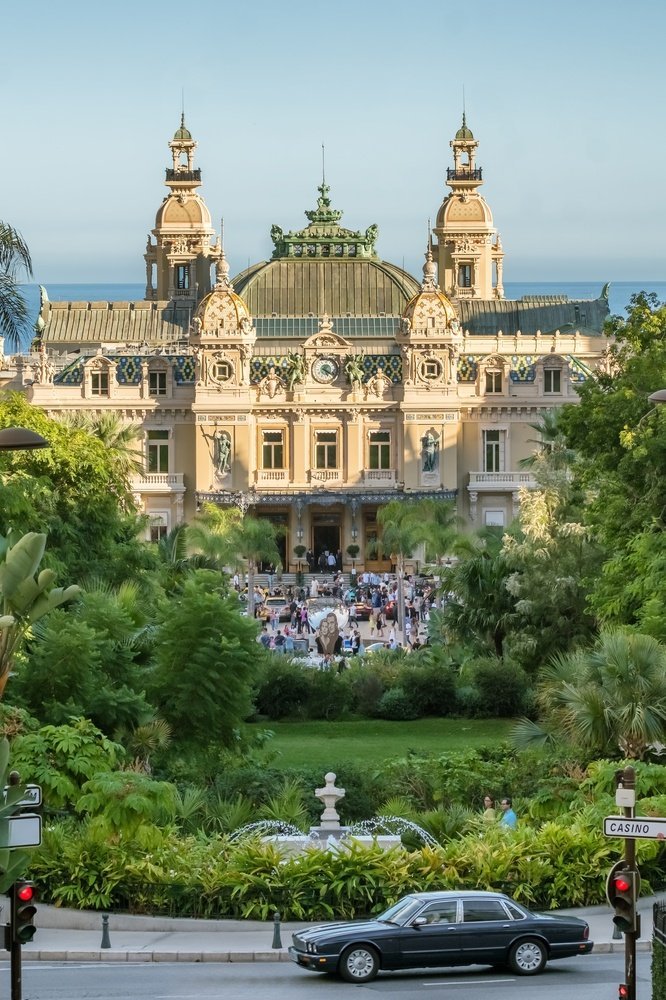 Casino de Monte-Carlo seen from Place du Casino in Monaco