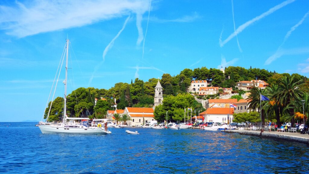 Cavtat town and harbour